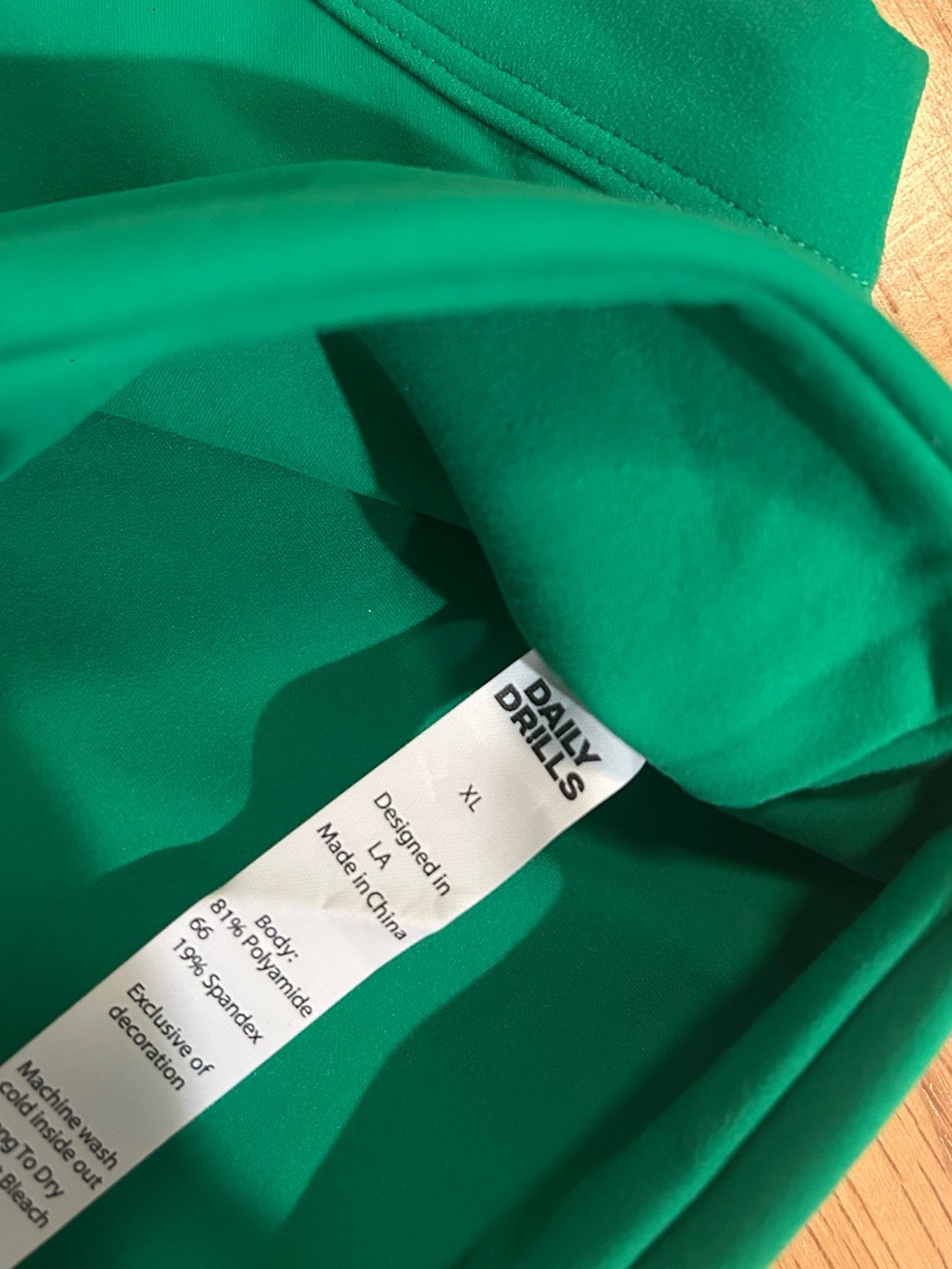 Daily Drills Chill! Everyday Bra & V Shortie Shorts Set- Kelly Green Size XL NWT - Picture 11 of 16
